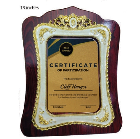 WOODEN MOMENTO - 13 INCH
